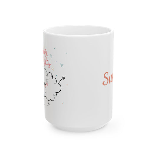 ☁️✨ Taza Personalizada - Smile every day– Tu nombre, tu magia, tu sonrisa diaria ✨☁️