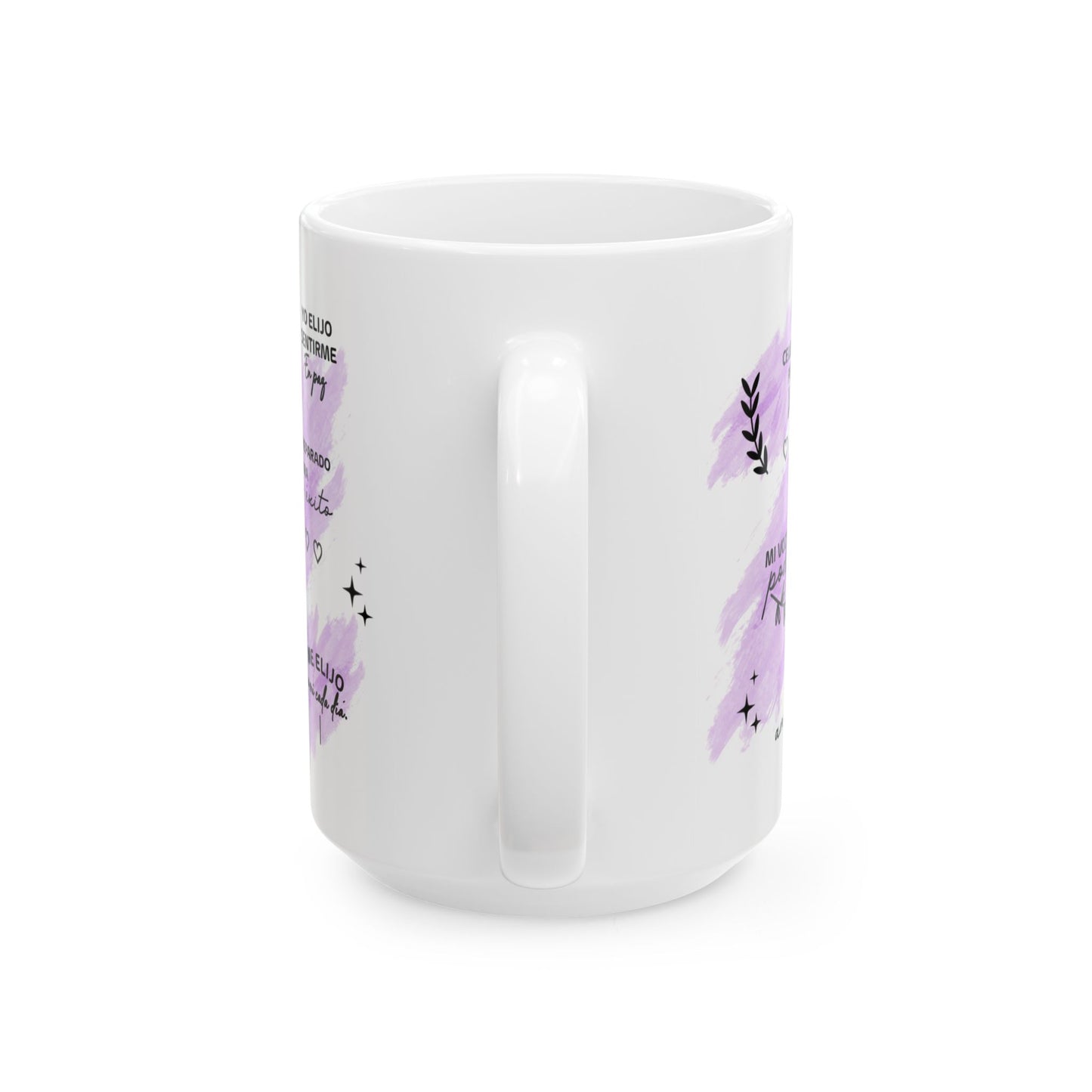 ✨ Taza Mantras de Poder – Inspírate cada mañana, conquista cada día
