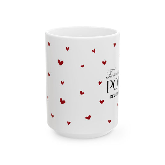 🌈 Tu sonrisa tiene el poder de cambiar mi día – Una taza divertida que enamora