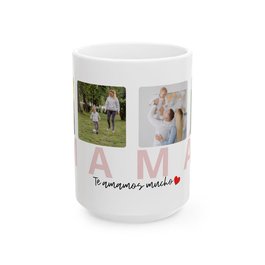 🎁 Taza Personalizada Te Amamos Mamá – Un Regalo Divertido y Emotivo