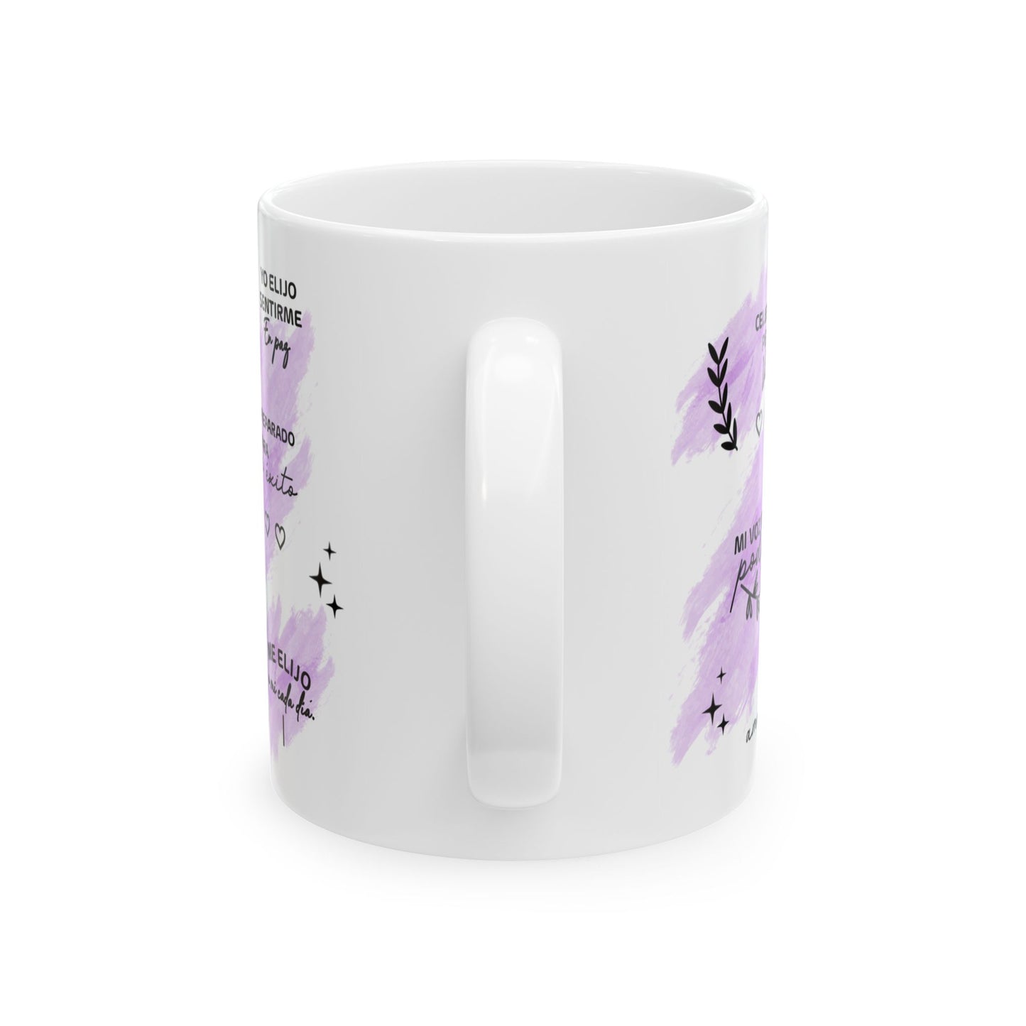 ✨ Taza Mantras de Poder – Inspírate cada mañana, conquista cada día
