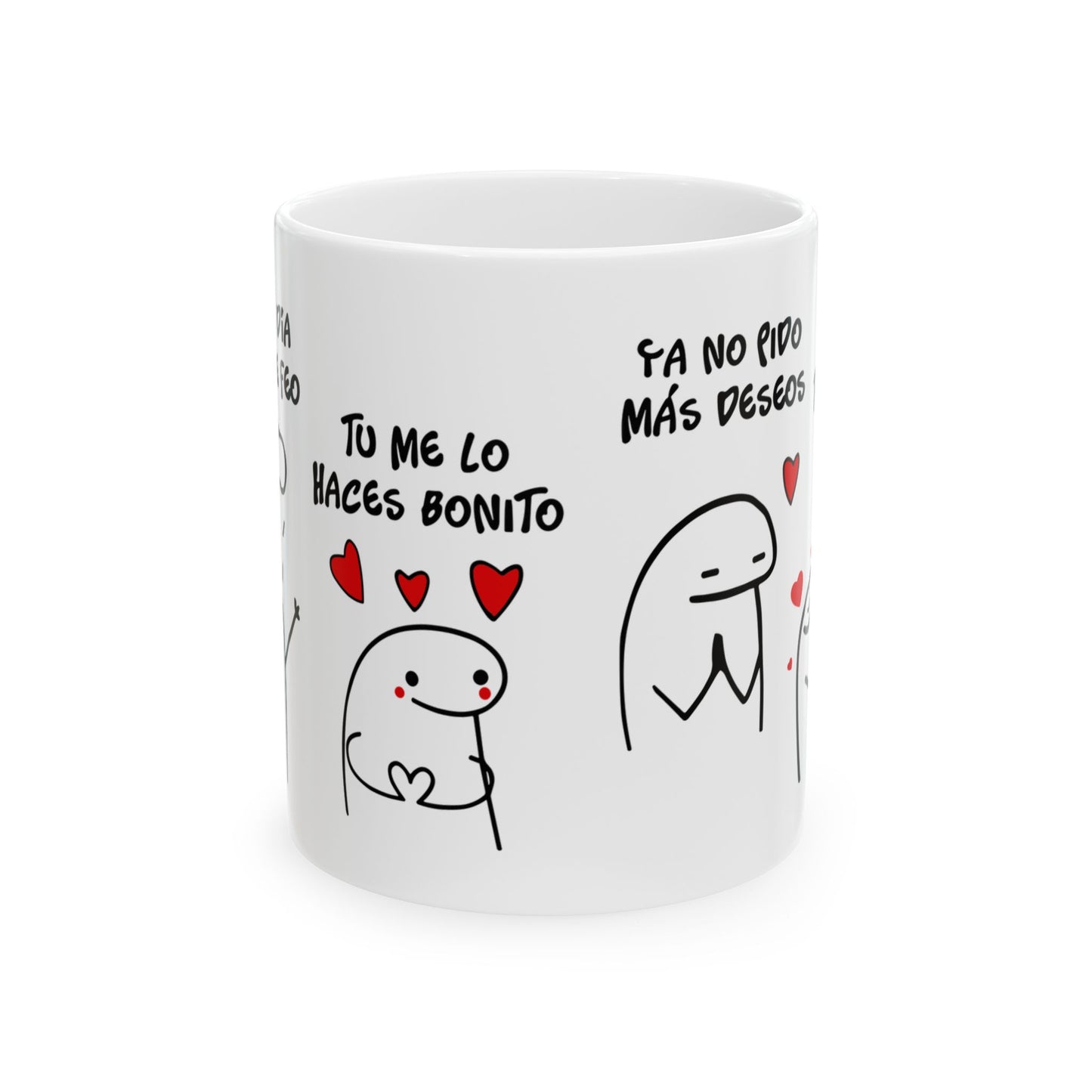 💖 Taza “Tú me haces bonito el día” – Amor en cada sorbo