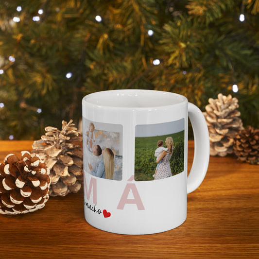 🎁 Taza Personalizada Te Amamos Mamá – Un Regalo Divertido y Emotivo