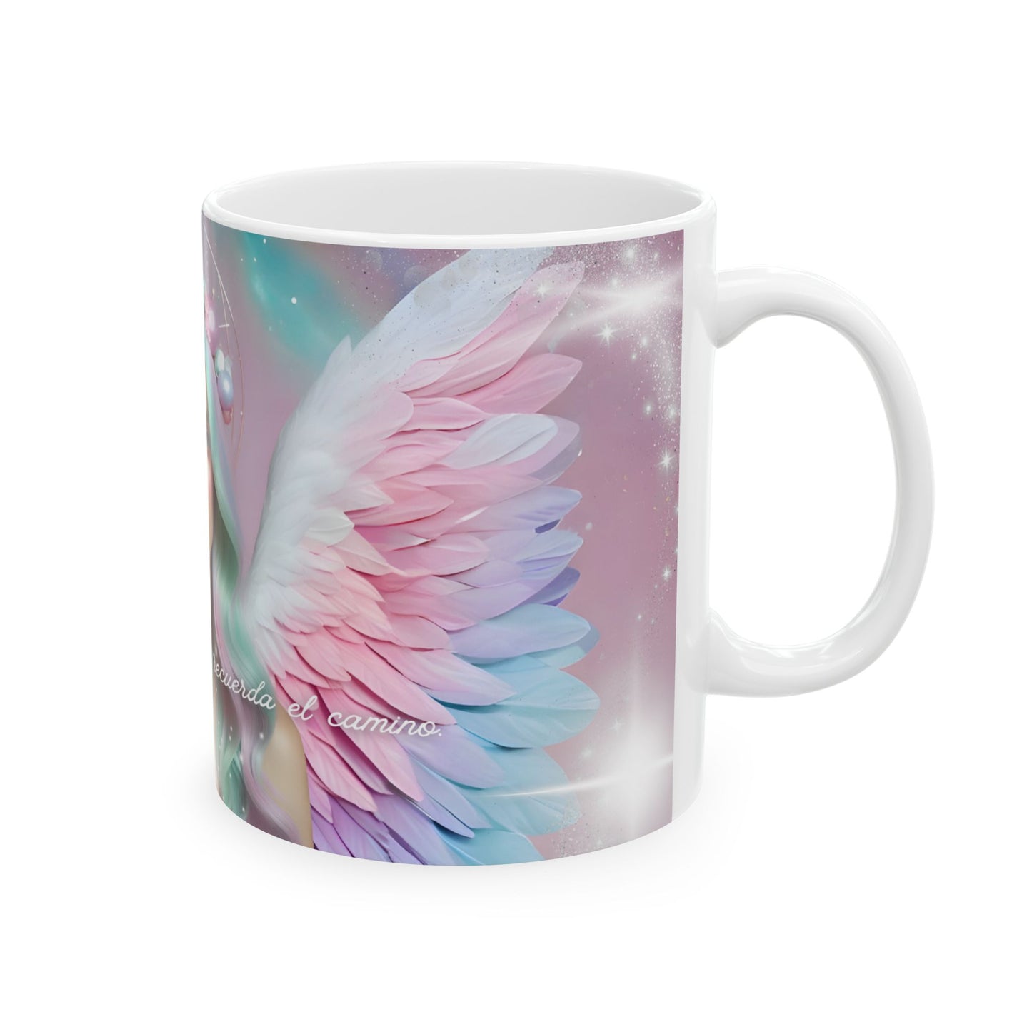 ☕✨ Taza “Abre tus alas” – Belleza celestial para tu día a día