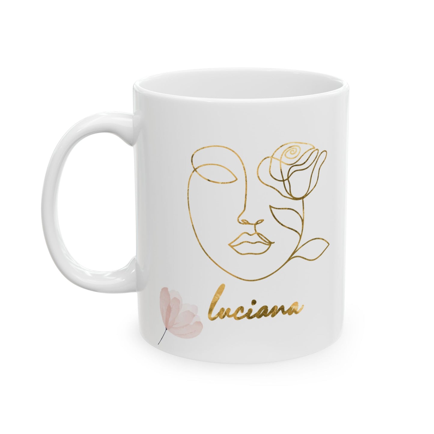 🌸 Taza “Personalizada – Everything that receives attention grows strong”