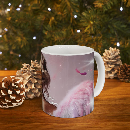 💝☁️ Taza Cuando te eliges, el universo conspira para verte volar