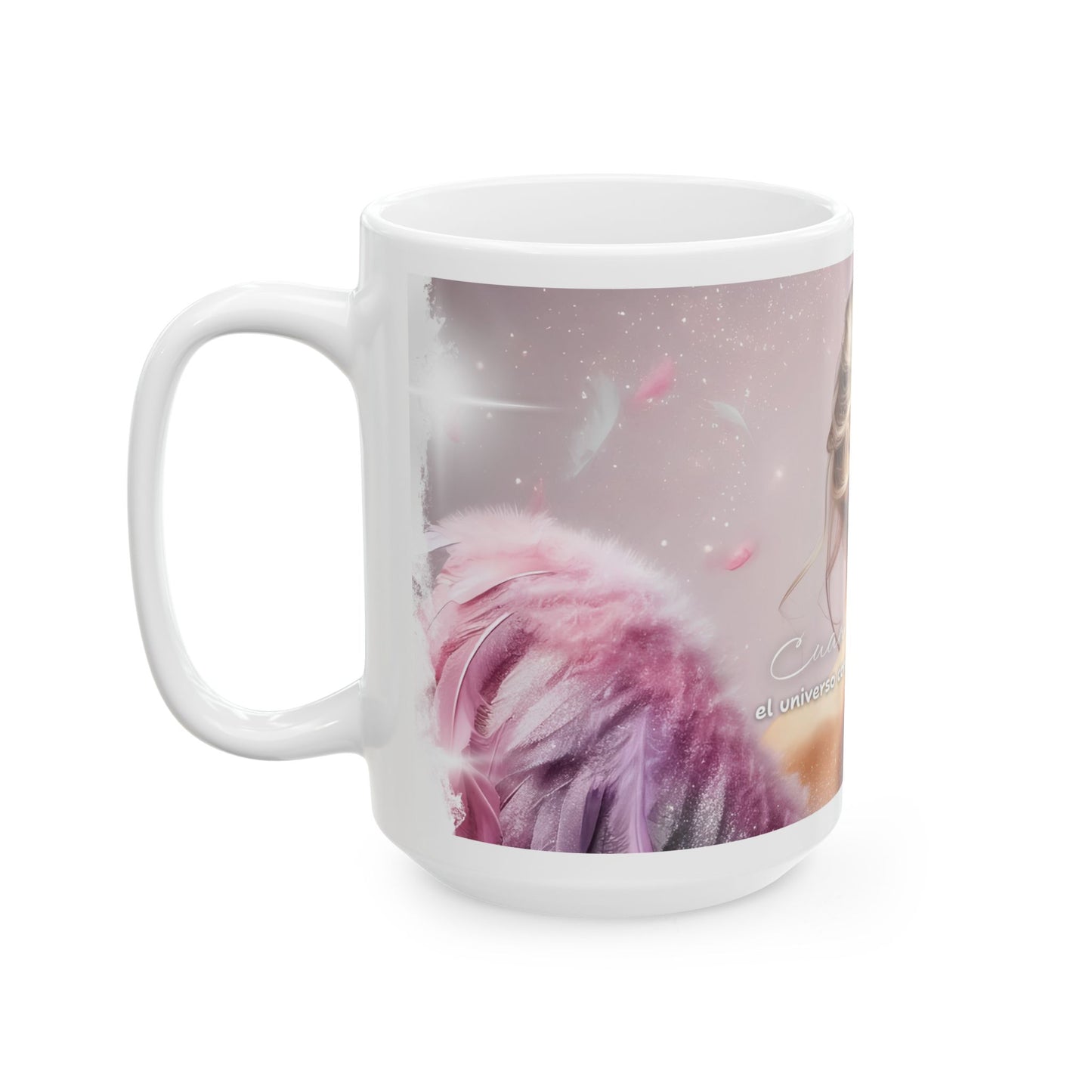 💝☁️ Taza Cuando te eliges, el universo conspira para verte volar