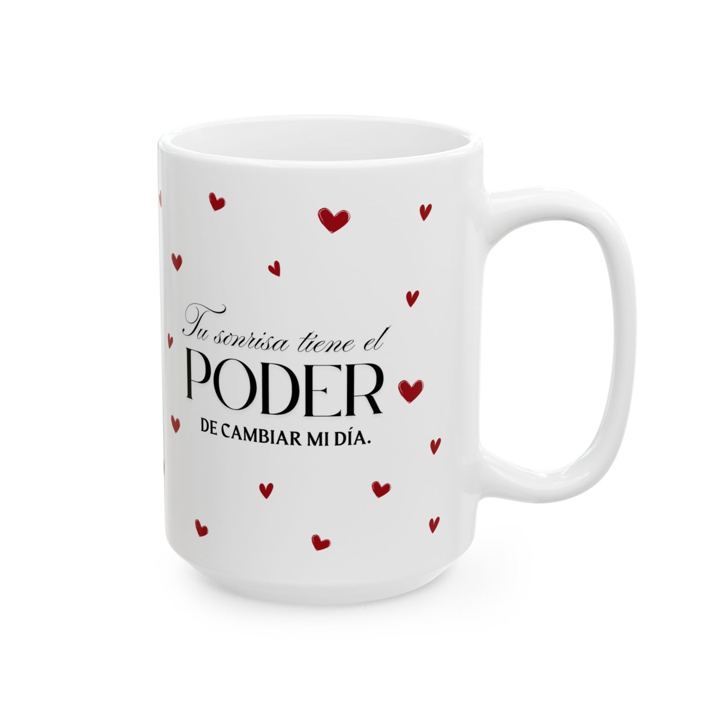 🌈 Tu sonrisa tiene el poder de cambiar mi día – Una taza divertida que enamora