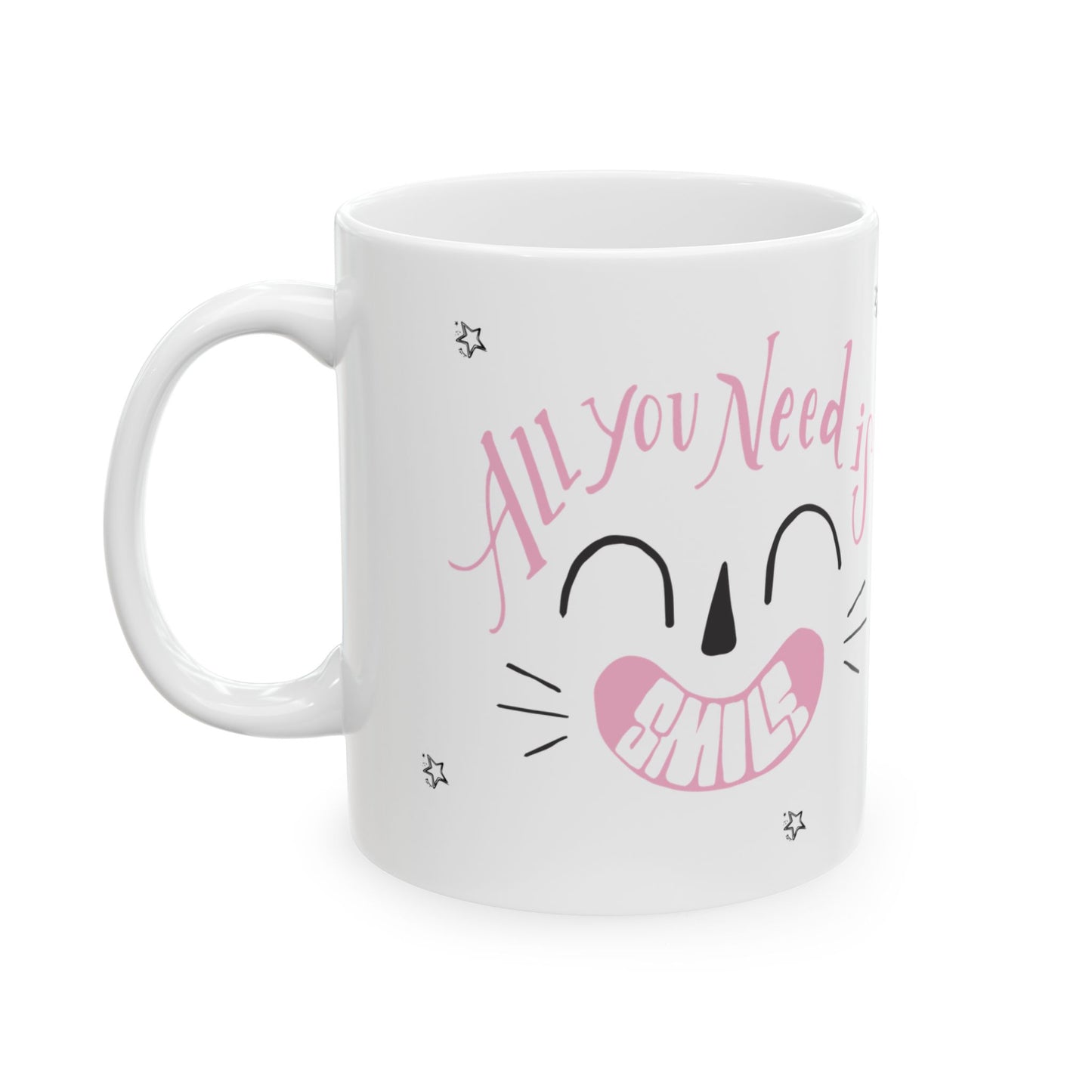 ✨ Todo lo que necesitas es una sonrisa… ¡y tu taza favorita! ✨