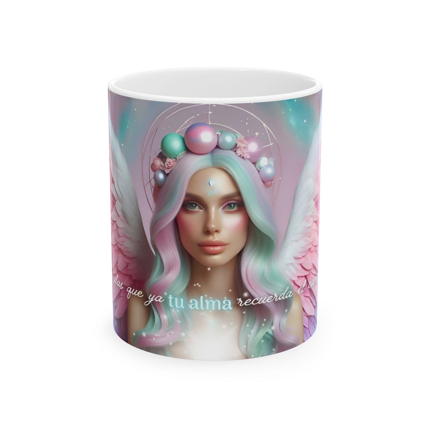 ☕✨ Taza “Abre tus alas” – Belleza celestial para tu día a día
