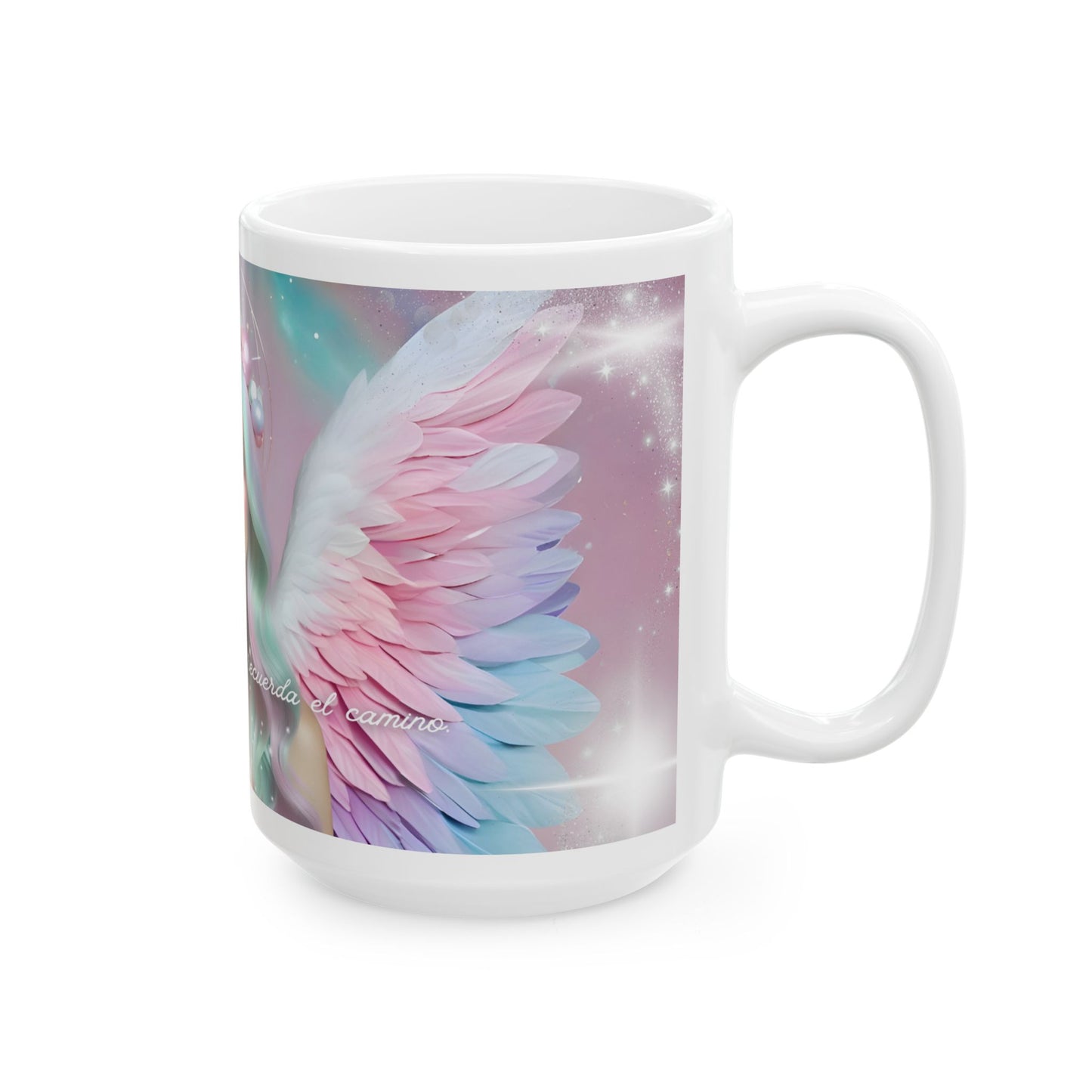 ☕✨ Taza “Abre tus alas” – Belleza celestial para tu día a día