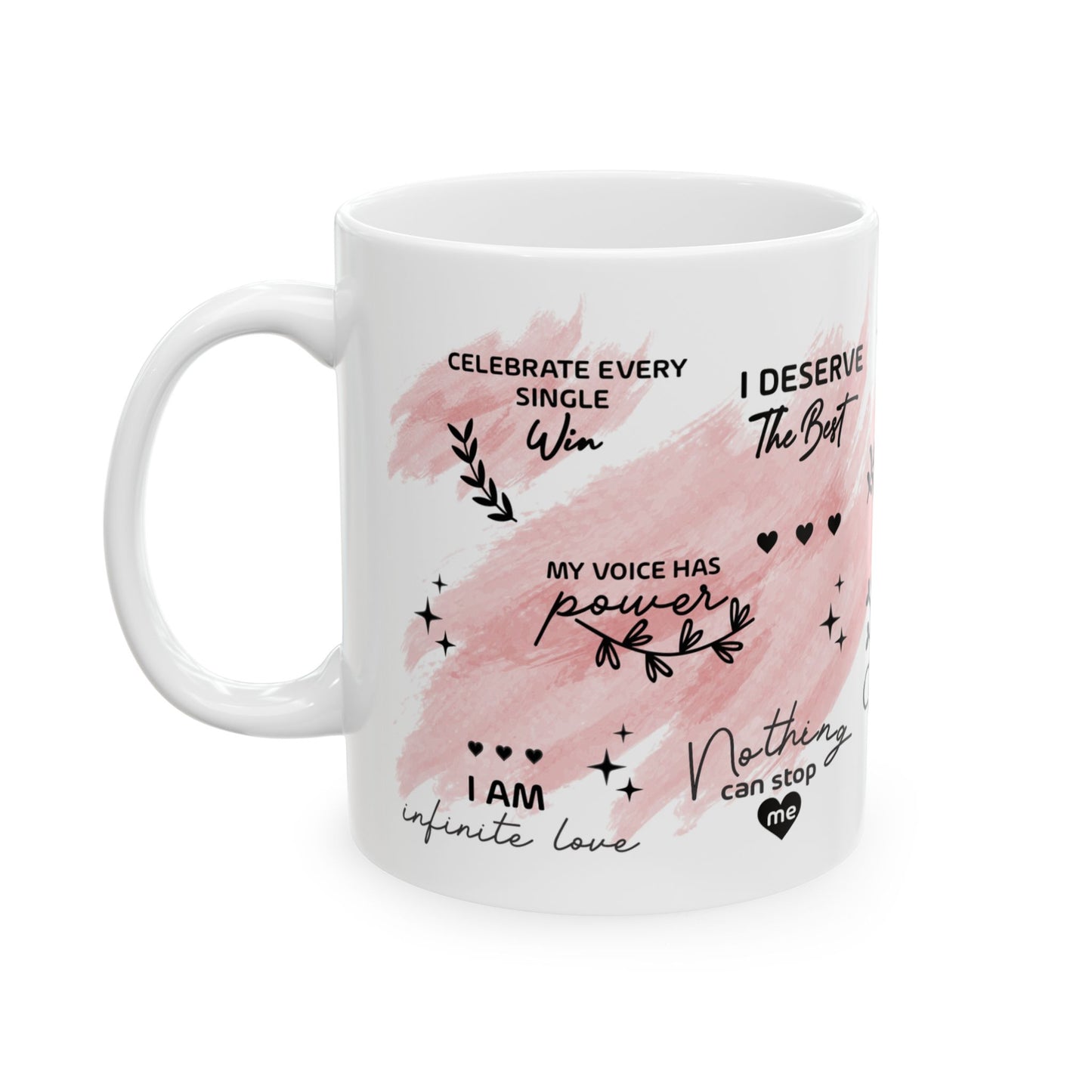 ✨Taza Mantras de Poder – Inspírate cada mañana, conquista cada día☕✨