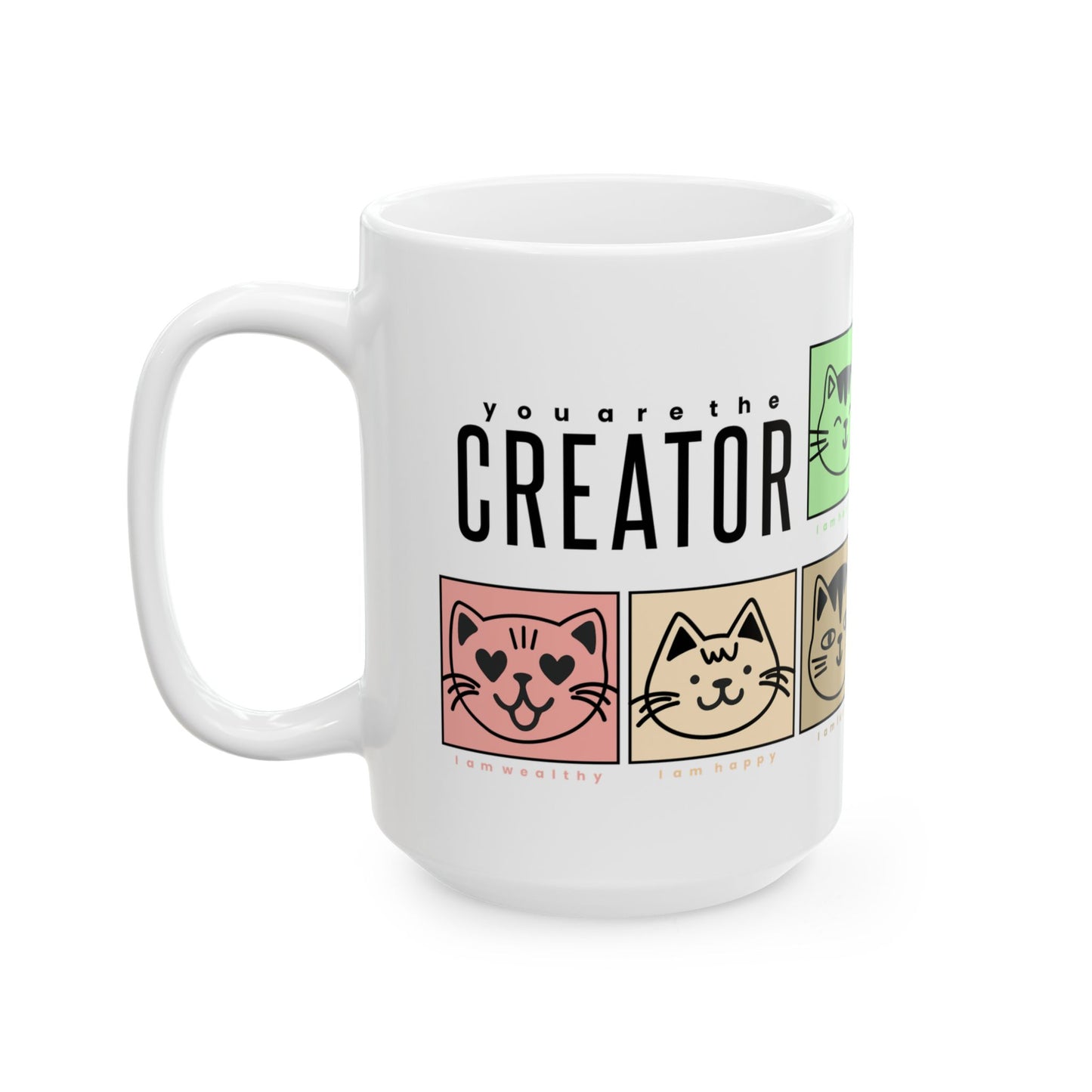 🌈 Taza “CREATOR of your REALITY” — empieza tu día creando tu mundo