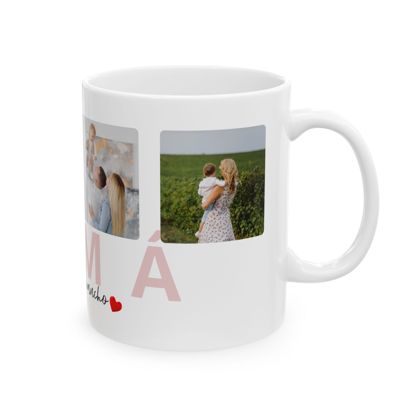 🎁 Taza Personalizada Te Amamos Mamá – Un Regalo Divertido y Emotivo
