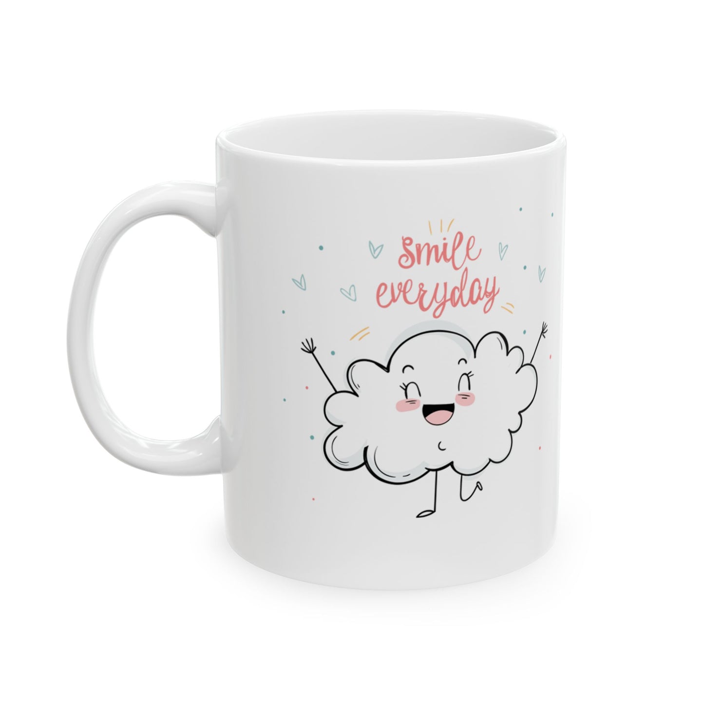 ☁️✨ Taza Personalizada - Smile every day– Tu nombre, tu magia, tu sonrisa diaria ✨☁️