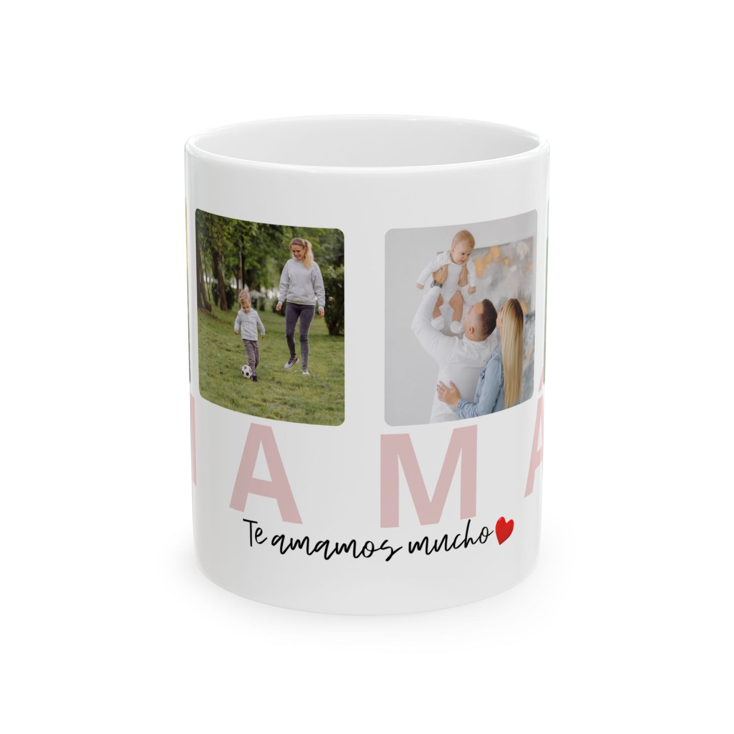 🎁 Taza Personalizada Te Amamos Mamá – Un Regalo Divertido y Emotivo