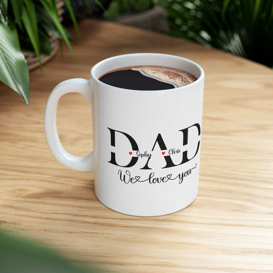 🎁Tu historia, tu taza – el regalo divertido que celebra el amor familiar DE PAPÁ