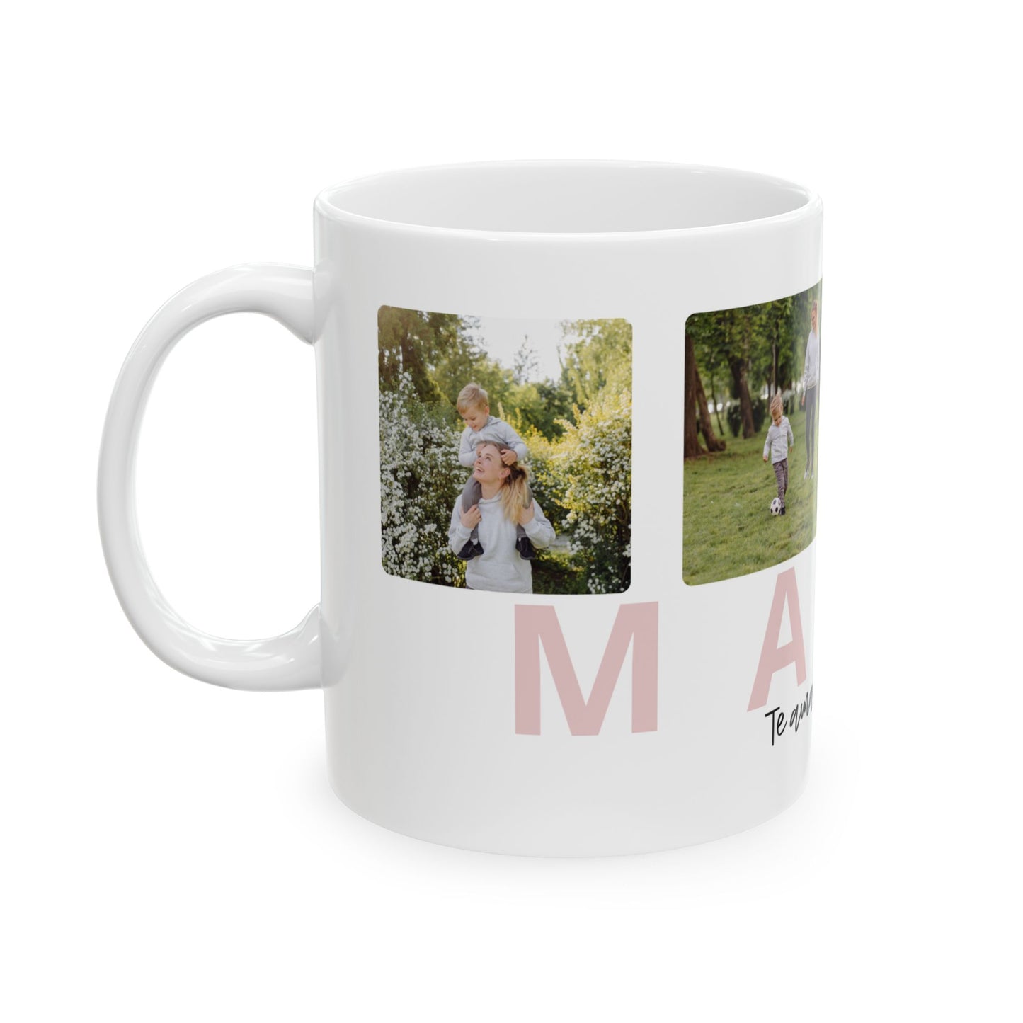 🎁 Taza Personalizada Te Amamos Mamá – Un Regalo Divertido y Emotivo